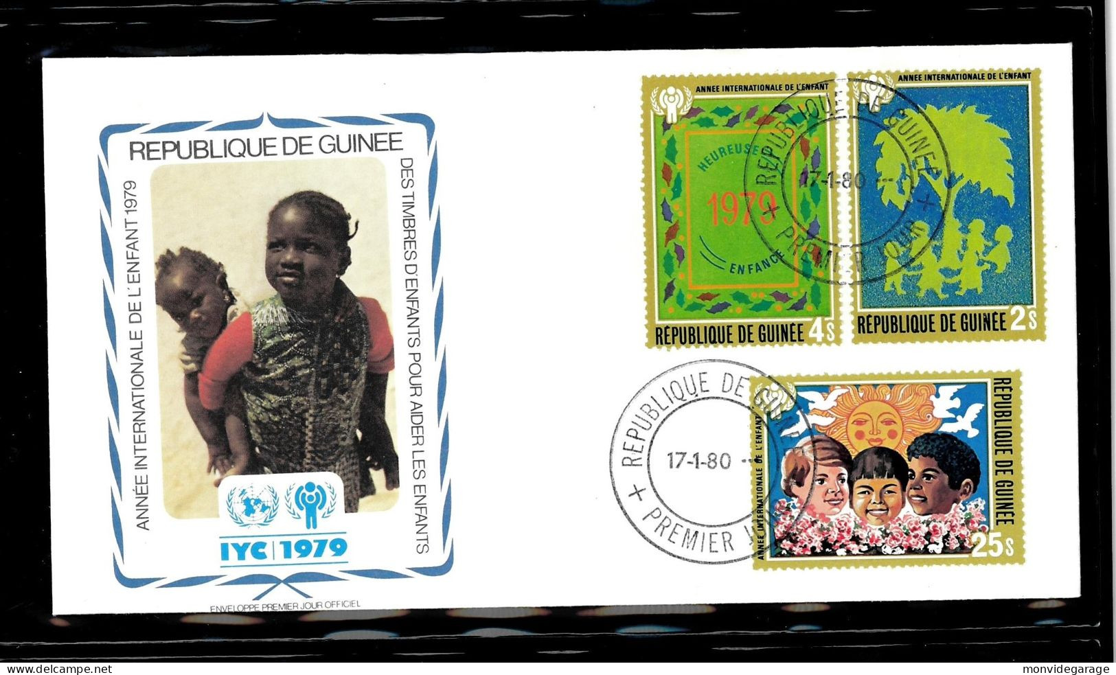 République De Guinée - Année Internationale De L'enfant 1979 - Premier Jour - IJDK 008 - UNICEF