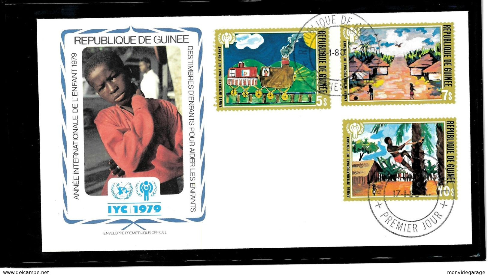 République De Guinée - Année Internationale De L'enfant 1979 - Premier Jour - IJDK 009 - UNICEF