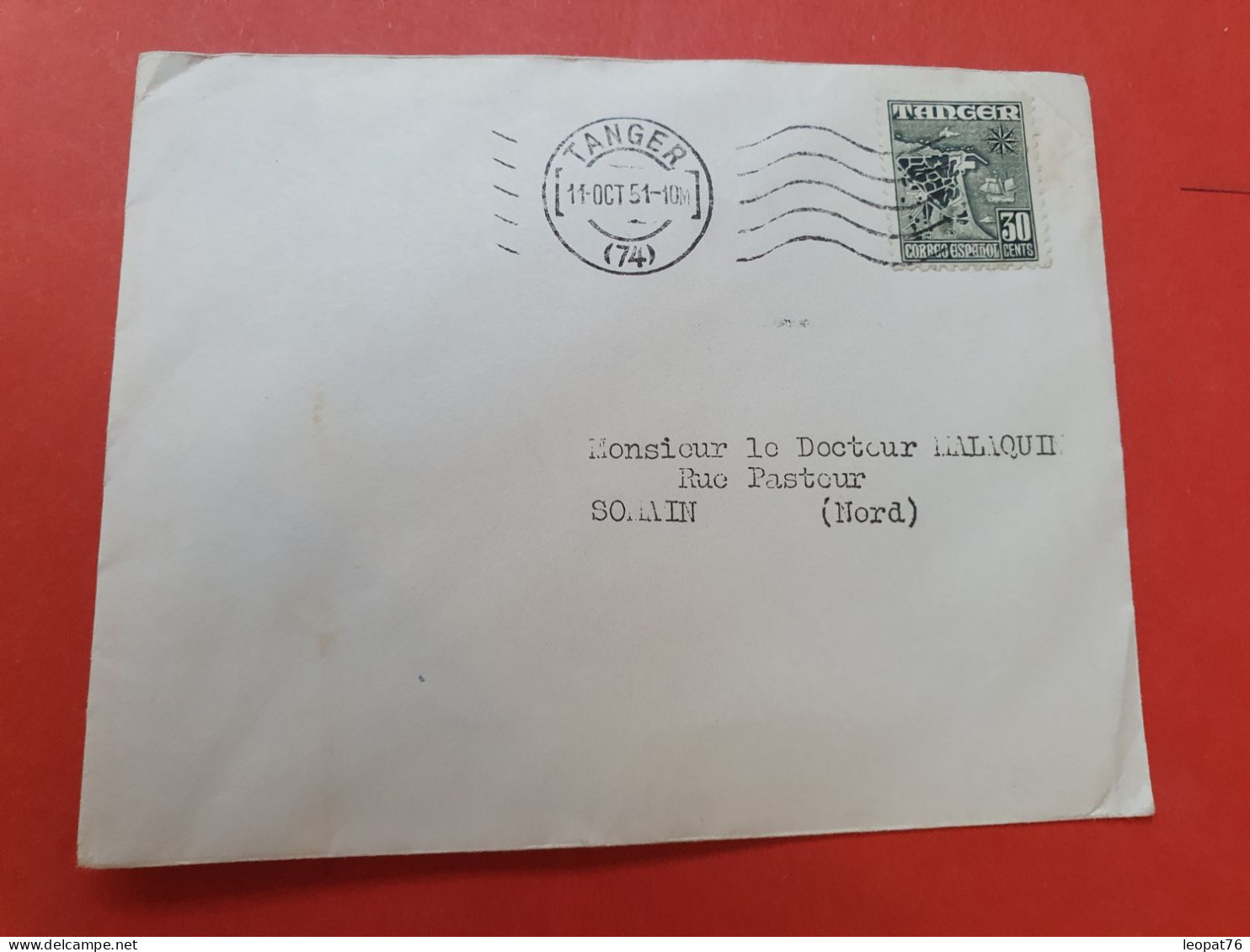 Maroc Espagnol - Enveloppe De Tanger Pour La France En 1951 - D 460 - Spanisch-Marokko