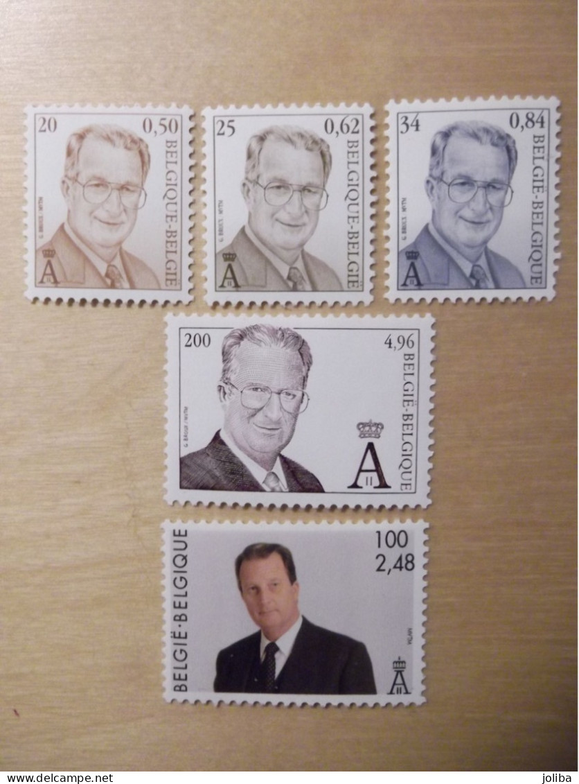 2980-2984 ** Albert II 2000 - 1993-2013 Roi Albert II (MVTM)