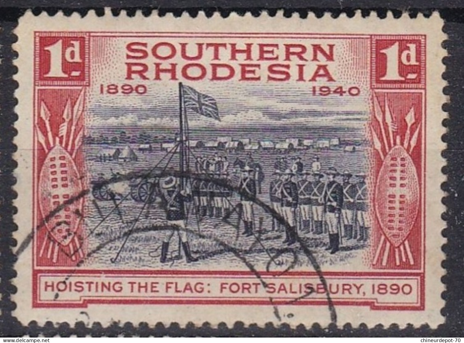 SOUTHERN RHODESIA BRITISH SOUTH AFRICA COMPANY FORT SALISBURY,FORT VICTORIA - Southern Rhodesia (...-1964)
