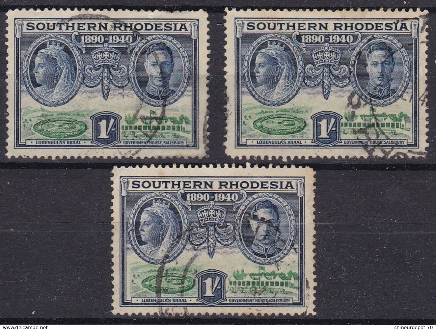 SOUTHERN RHODESIA BRITISH LOBENGULAS  GOVERNMENT HOUSE SALISBURY - Southern Rhodesia (...-1964)