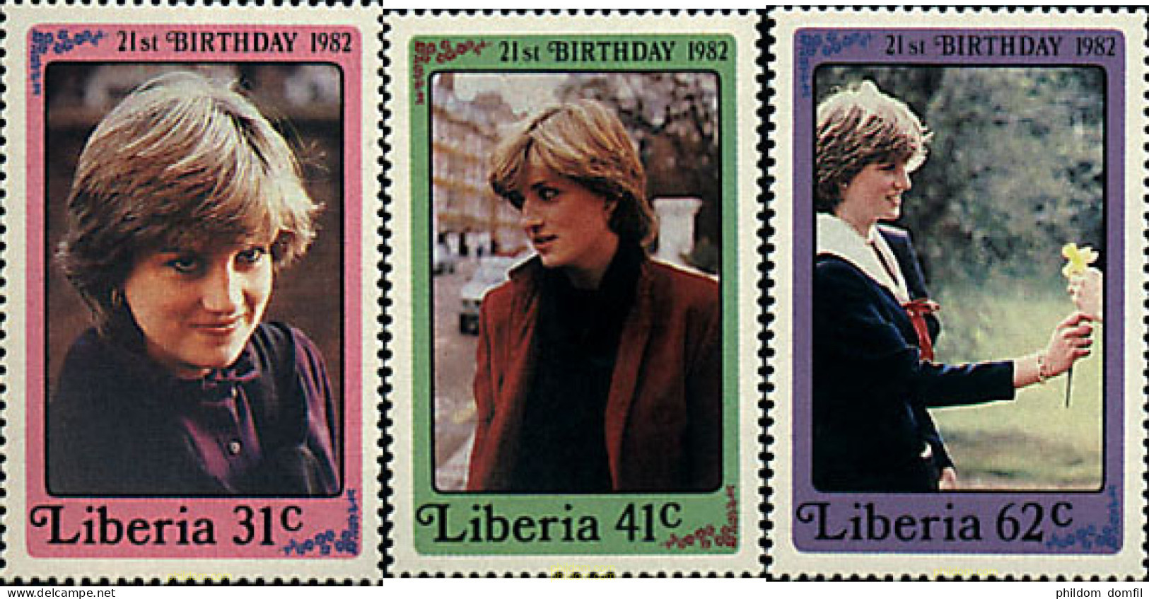 50363 MNH LIBERIA 1982 21 ANIVERSARIO DE DIANA PRINCESA DE GALES - Liberia