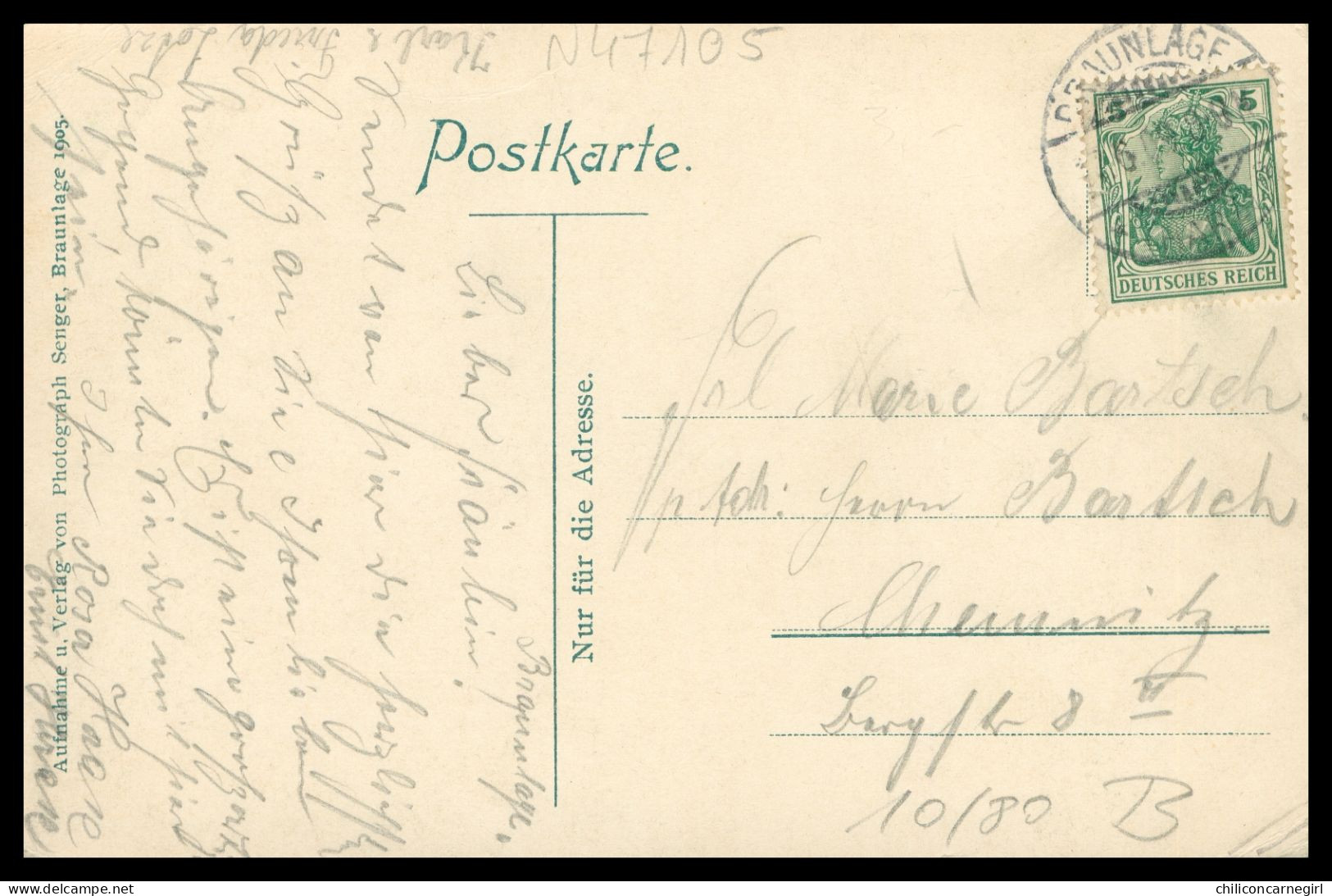 * Hotel Pension - Stöberhai B. Braunlage I. Oberharz - Verlag SENGER - 1905 - Oberharz