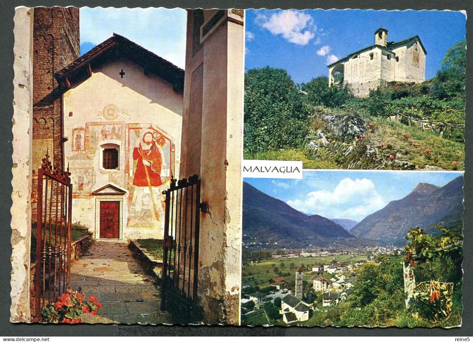 VAL BLENIO MALVAGLIA CARTE TIMBREE & ECRITE En 1976 TRES BON ETAT REF-0-0-1-22-7F - Blenio