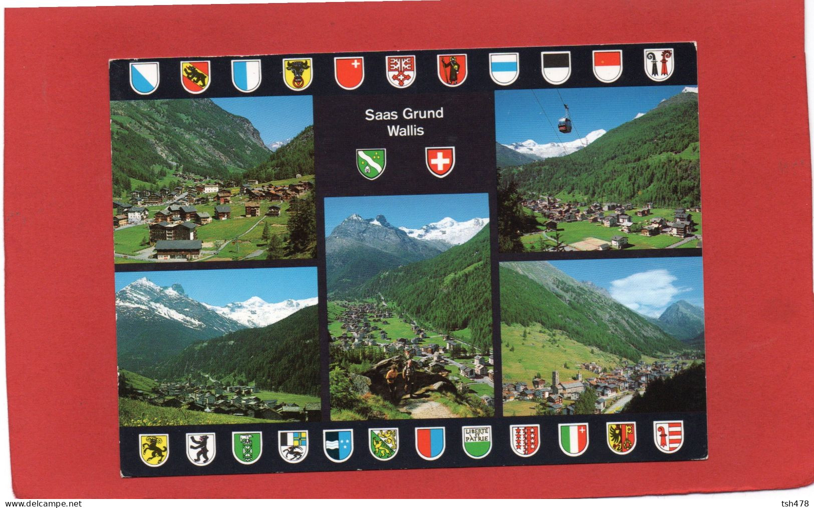 SUISSE-----SAAS-GRUND  WALLIS---Multi-vues---voir 2 Scans - Saas-Grund