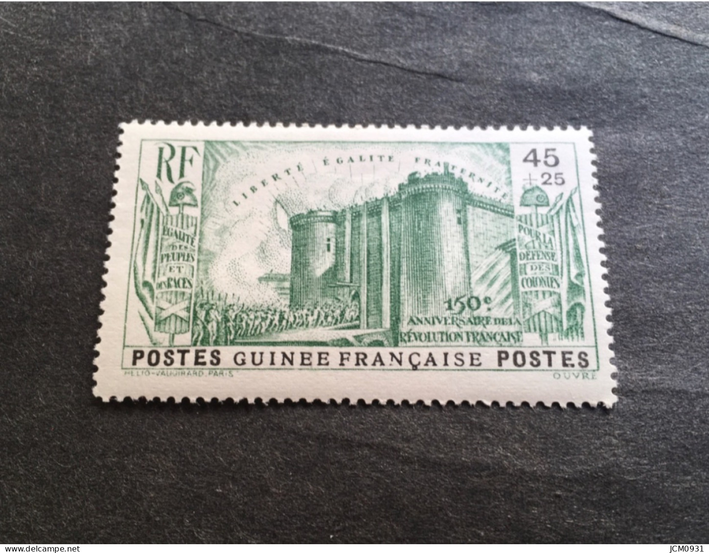 Grande Série 150é Anniversaire - Guinée N° 153 * MLH - C. 14,00 E. - 1939 150e Anniversaire De La Révolution Française