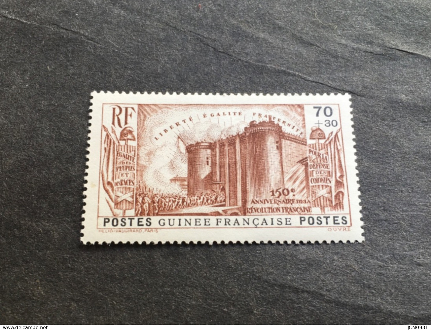 Grande Série 150é Anniversaire - Guinée N° 154 * MLH - C. 14,00 E. - 1939 150e Anniversaire De La Révolution Française