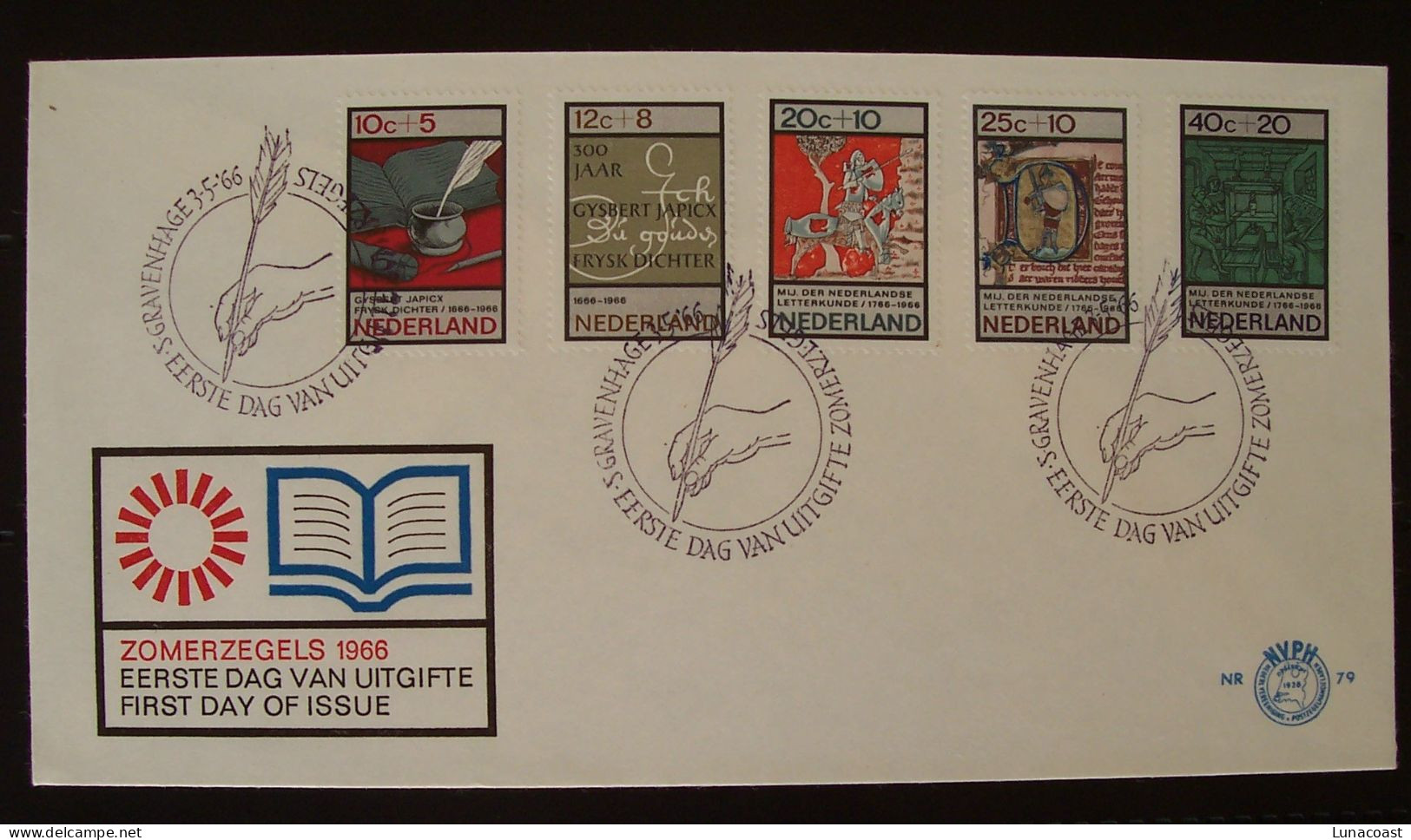 Nederland 1966 First Day Cover: Zomerzegels - Brieven En Documenten
