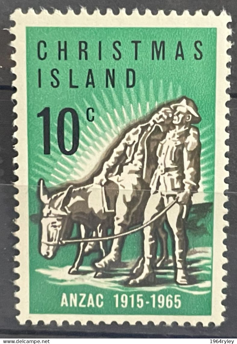 CHRISTMAS ISLAND - MH* - 1965  # 21 - Christmas Island