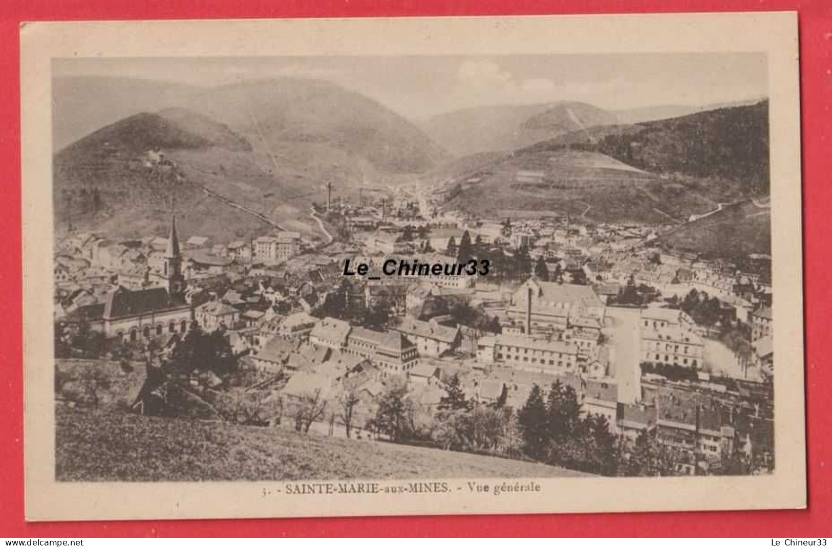 68 - SAINTE MARIE AUX MINES--Vue Générale----Cpsm Pf - Sainte-Marie-aux-Mines