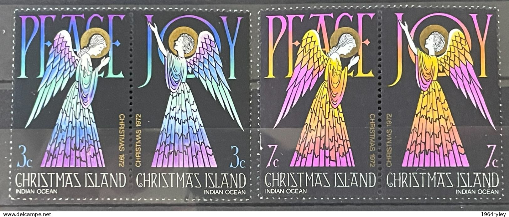 CHRISTMAS ISLAND - MNH** - 1972  # 55/58 - Christmas Island