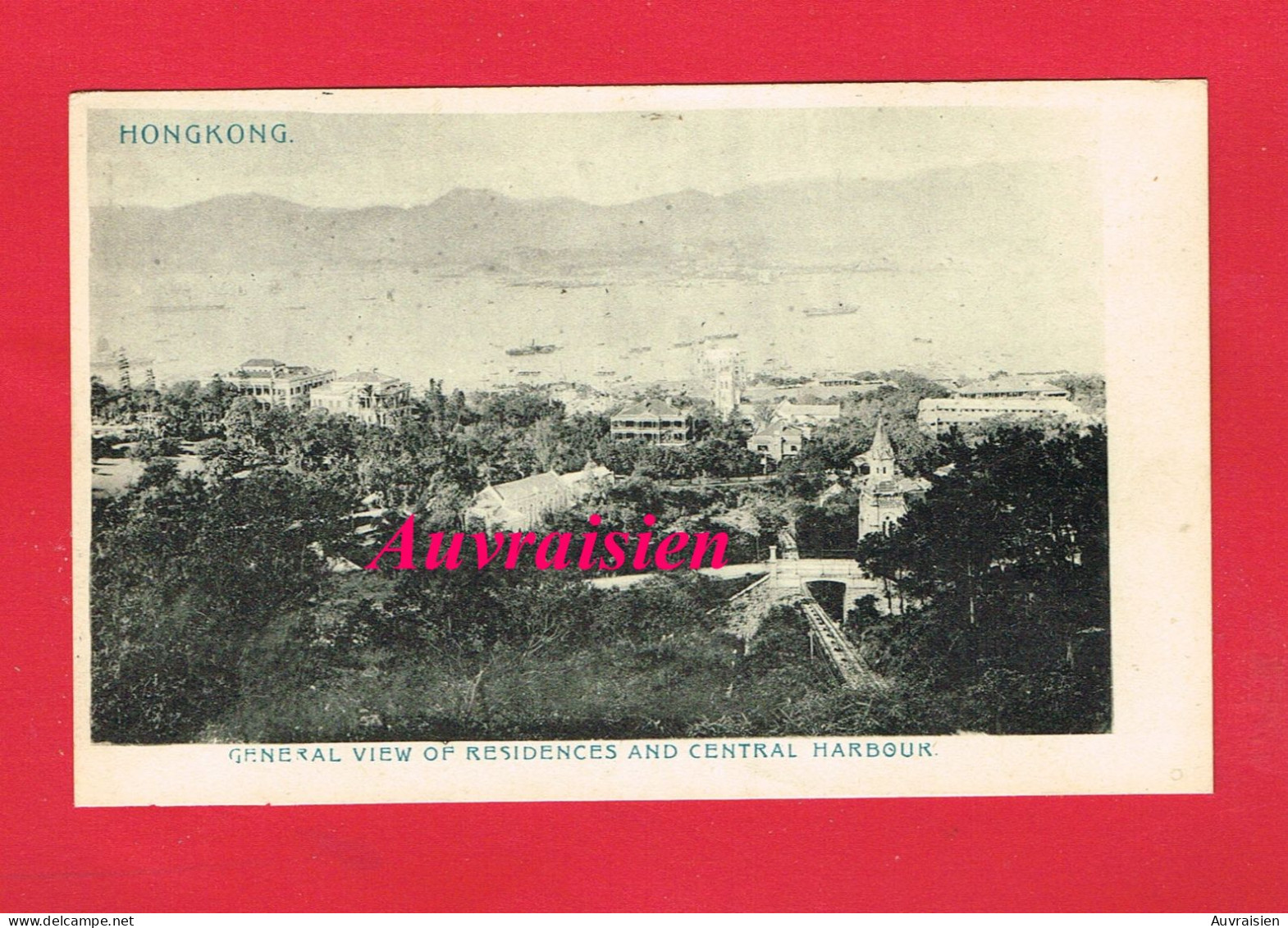 Asie CHINE CHINA ...  HONG KONG General View Of Residences And Central Harbour - Chine (Hong Kong)
