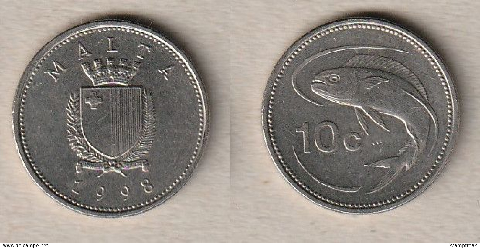 00625) Malta, 10 Cents 1998 - Malte