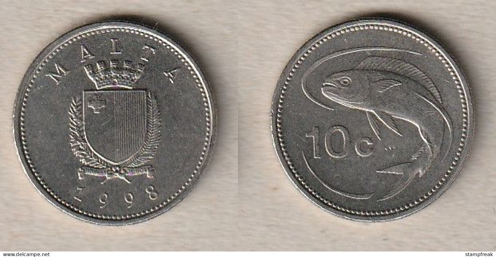 00625) Malta, 10 Cents 1998 - Malta
