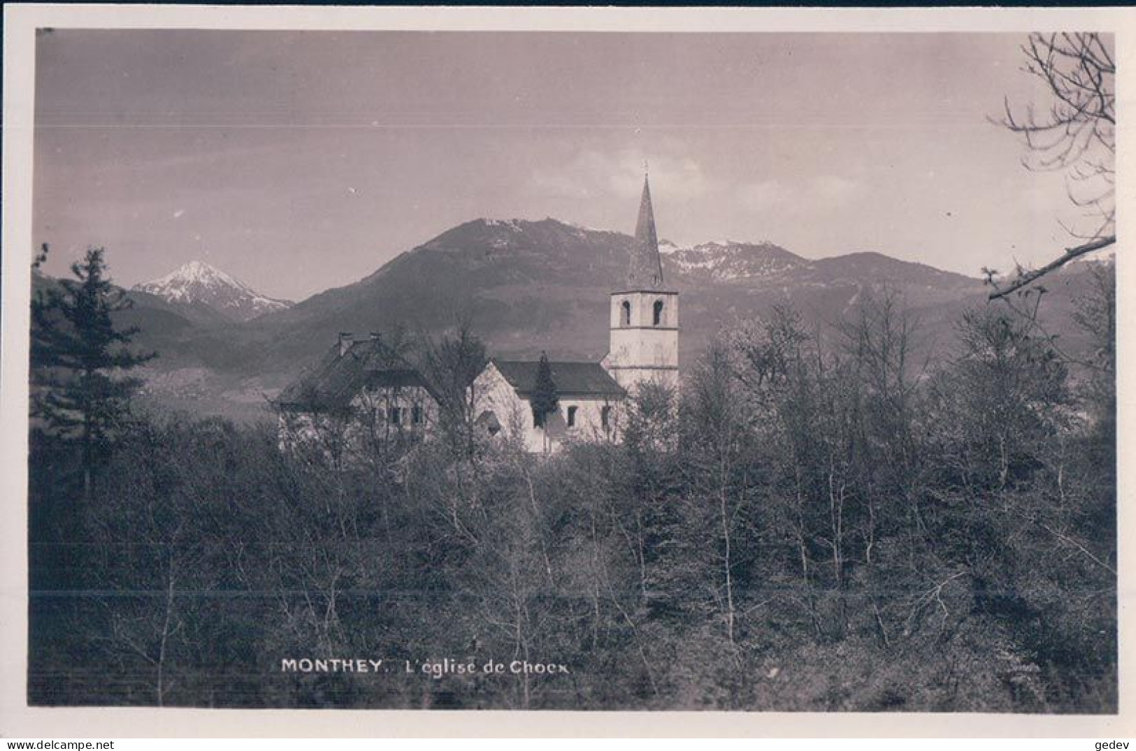 Monthey VS, Eglise De Choex (634) - Monthey