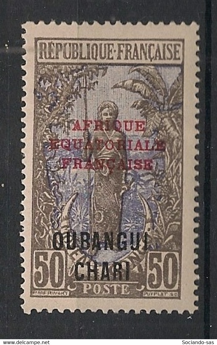 OUBANGUI - 1925-27 - N°YT. 65 - Bakalois 50c - Neuf Luxe ** / MNH / Postfrisch - Nuovi