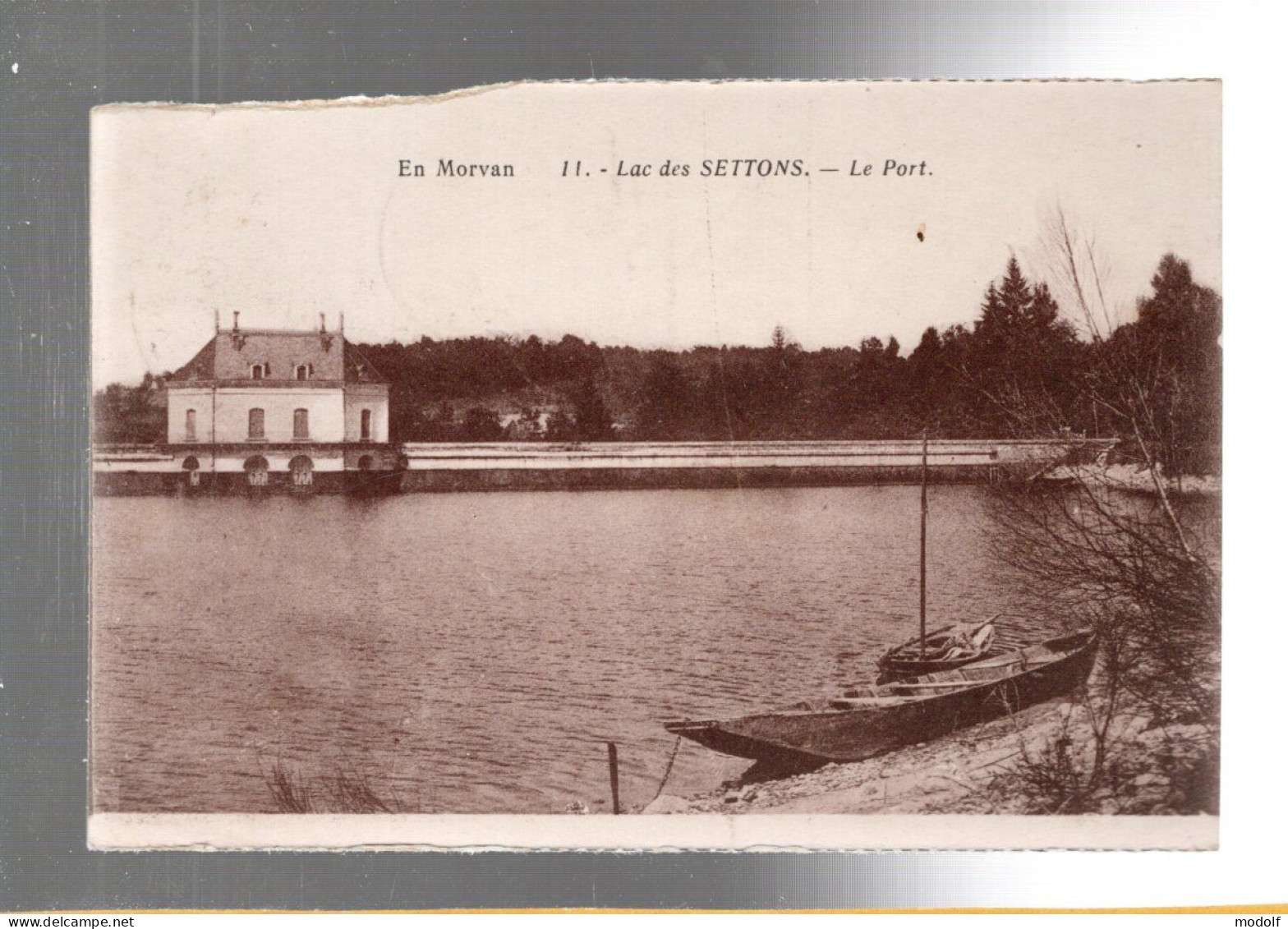 CPA - 58 - En Morvan - Lac Des Settons - Le Port - 1935 - Montsauche Les Settons