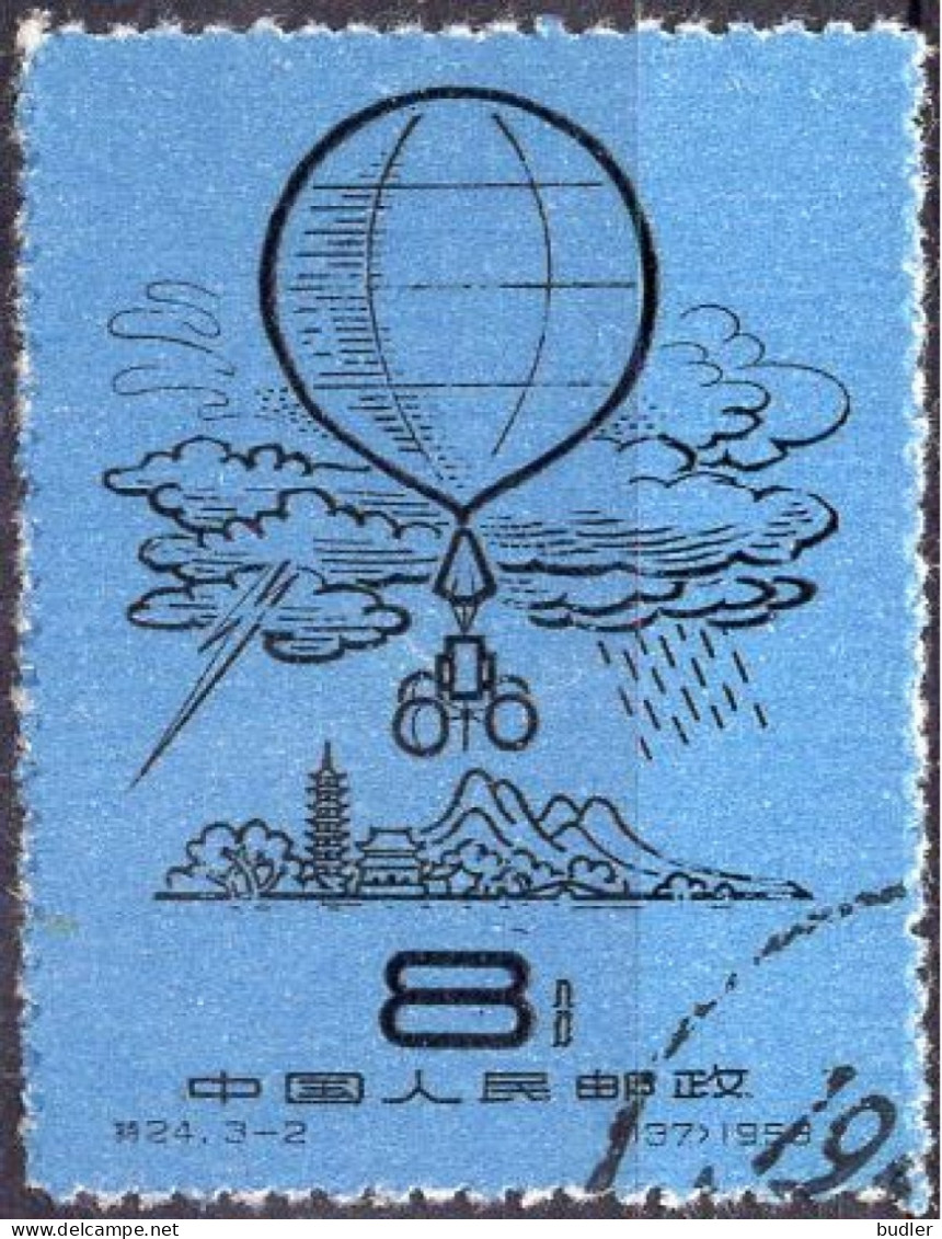 CHINA :1958: Y.1154 : Météorologie Nationale. Gestempeld / Oblitéré / Cancelled. - Used Stamps