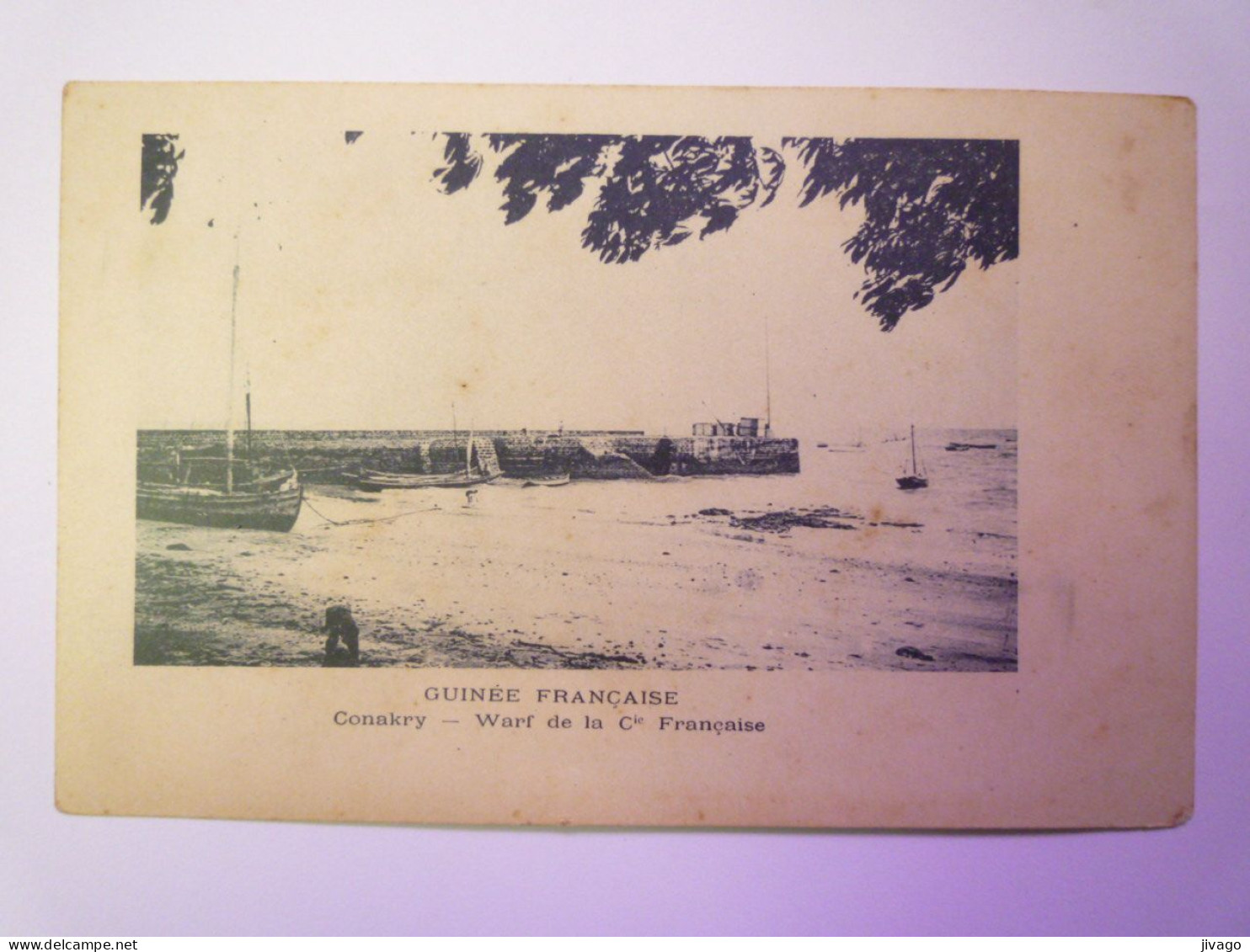 2023 - 4307  GUINEE FRANCAISE  -  CONAKRY  :  Warf De La Cie Française   XXX - Guinée Française