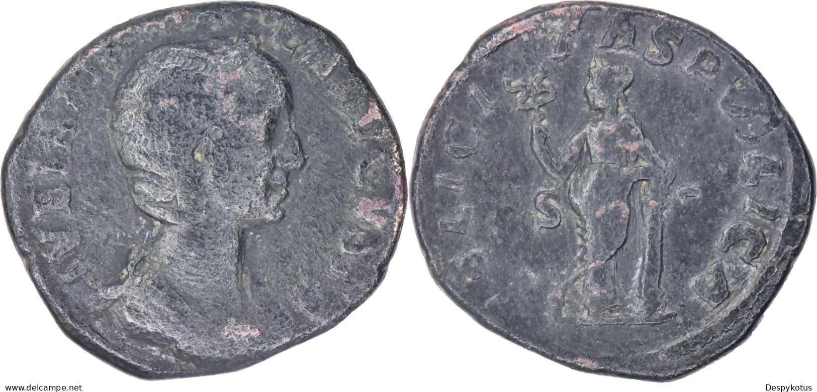 ROME - Sesterce - JULIA MAMEE - 228 AD - FELICITAS  - RIC.676 - 17-242 - The Severans (193 AD Tot 235 AD)