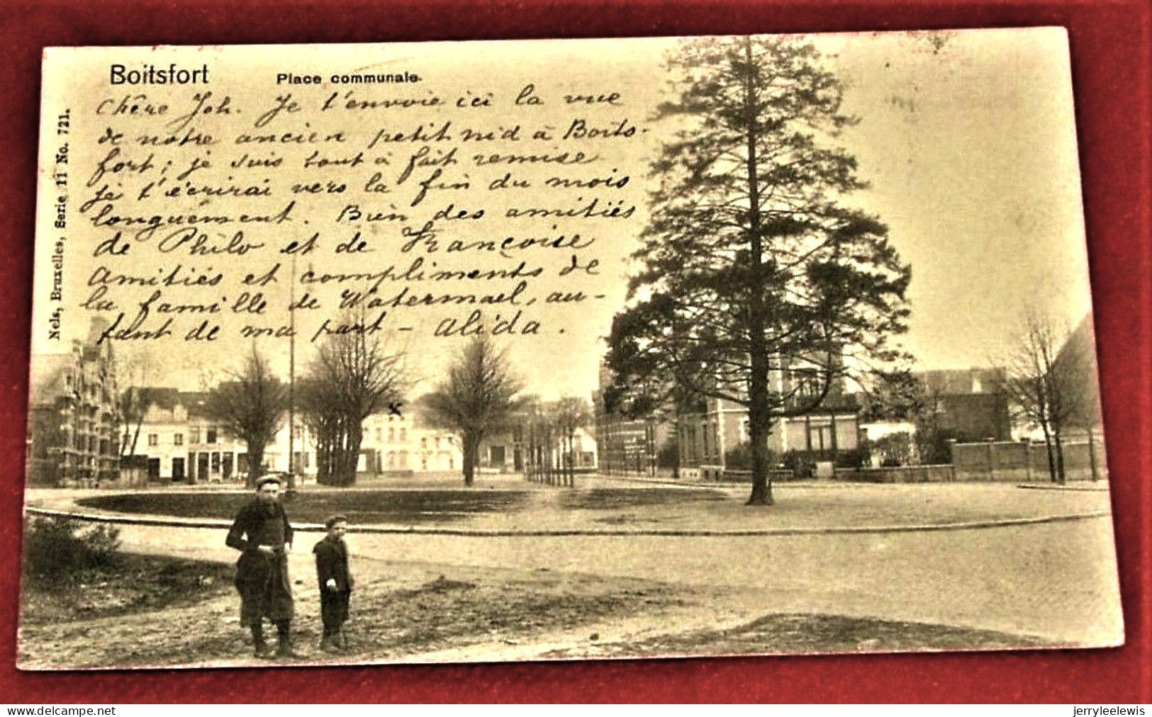 BRUXELLES - BOITSFORT -  La Place  Communale   -   1904    - - Watermael-Boitsfort - Watermaal-Bosvoorde