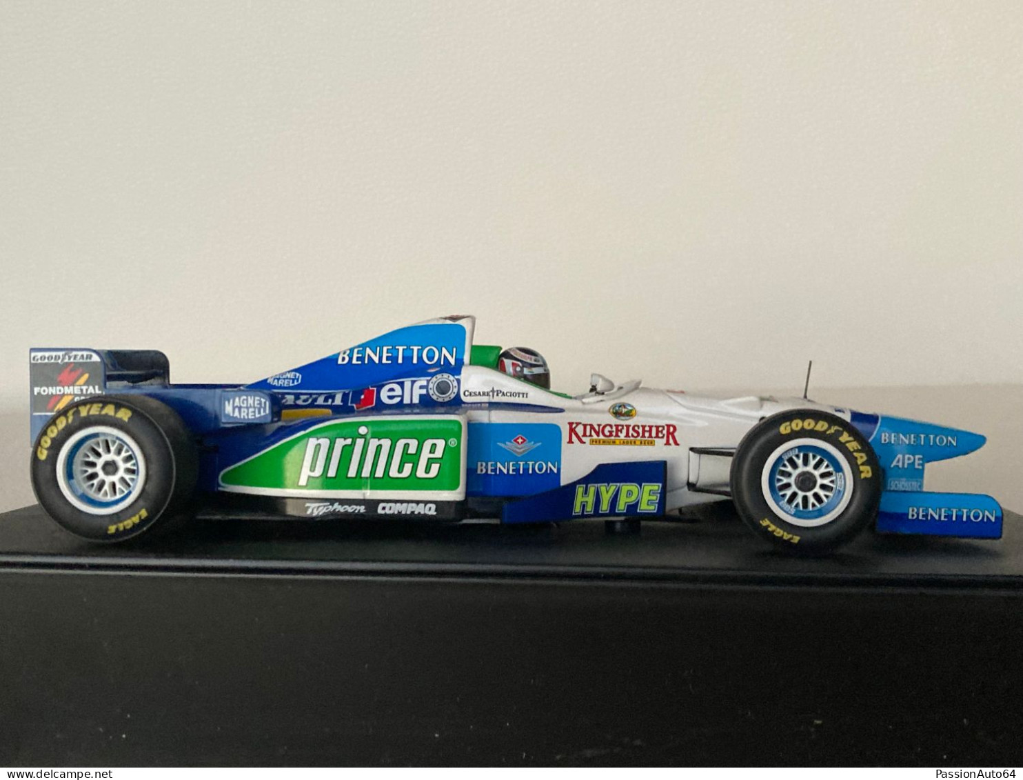 1/18 Minichamps Benetton Renault B196 F1 Gerhard Berger 1996 No Hot Wheels Quartzo Gp Replicas Exoto BBR - Minichamps