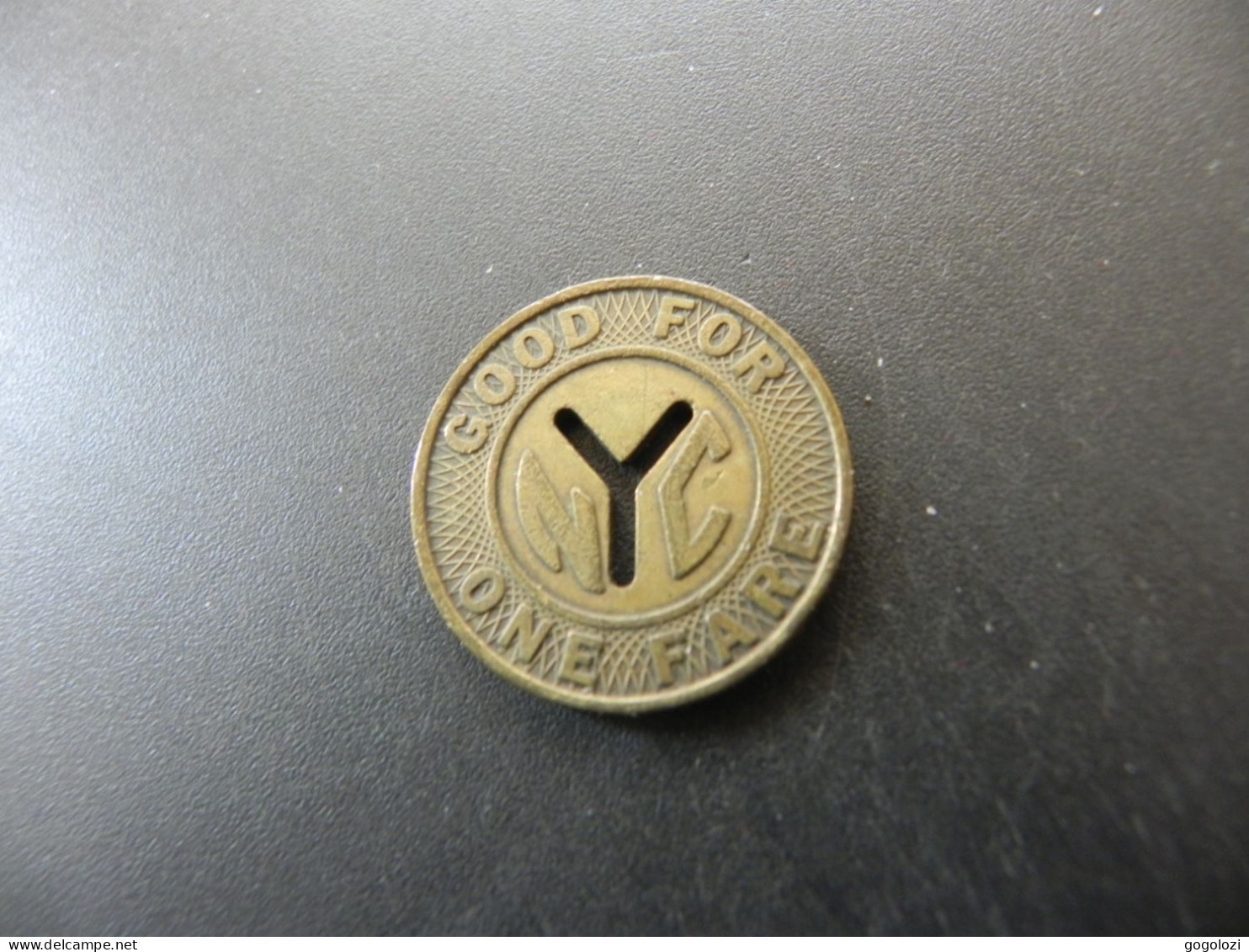 Jeton Token - USA - New York City Transit Authority - Good For One Fare - Otros & Sin Clasificación