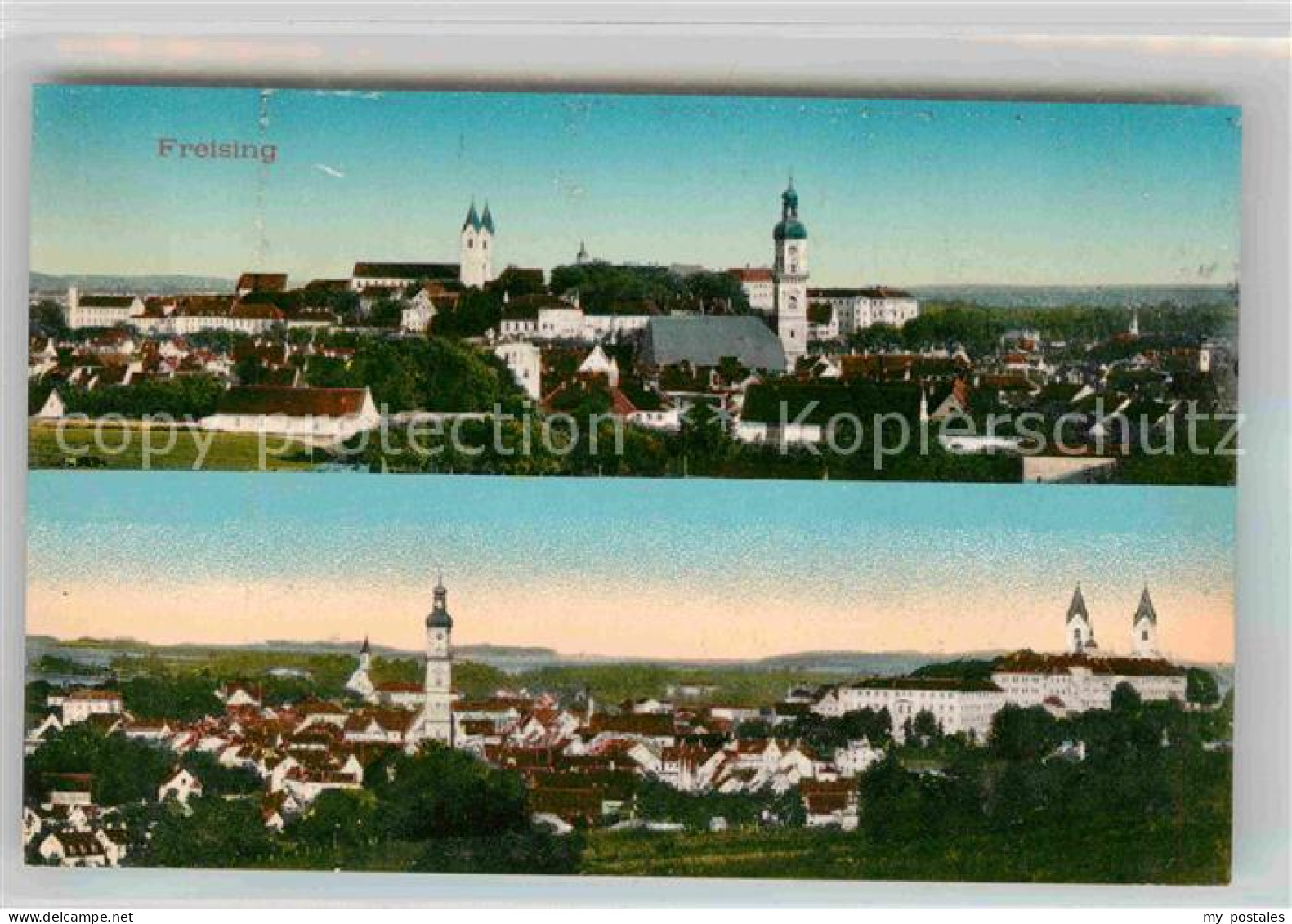 42647985 Freising Oberbayern Panorama Domberg Freising - Freising