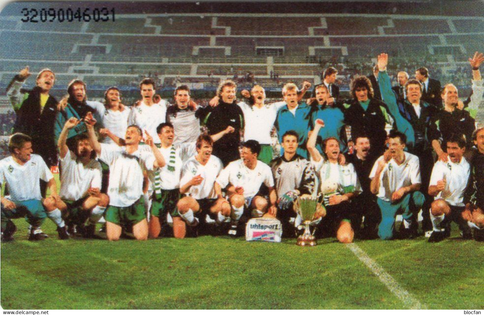 Pokalsieg Werder Bremen TK N *b 09/1992 200Expl.(K259) ** 50€ Visitenkarte Cheftrainer VIP TC Soccer On Telecard Germany - V-Series: VIP-und Visitenkartenserie