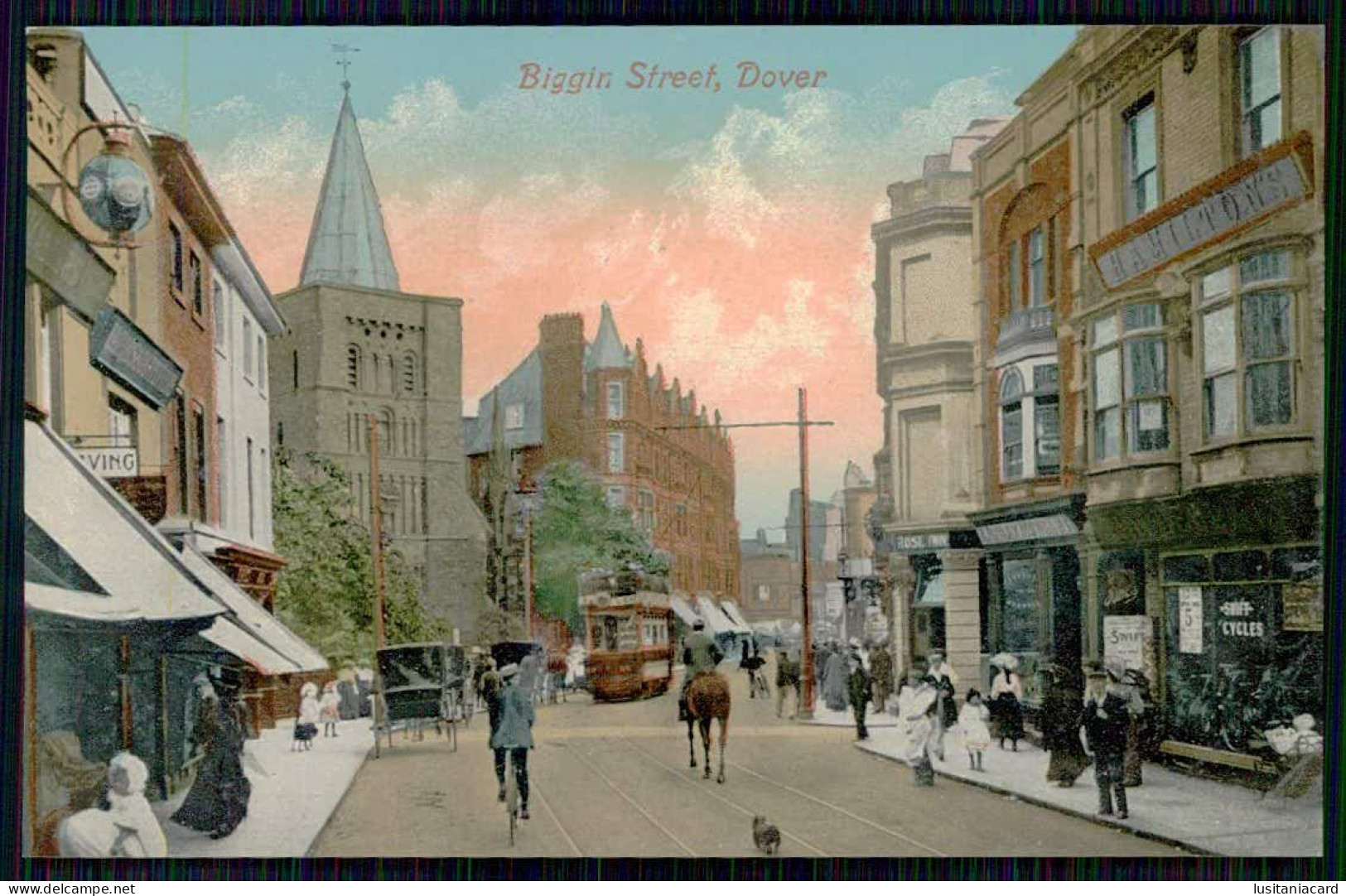 DOVER - Biggin Street. ( Ed. Valentine's Series  ) Carte Postale - Dover