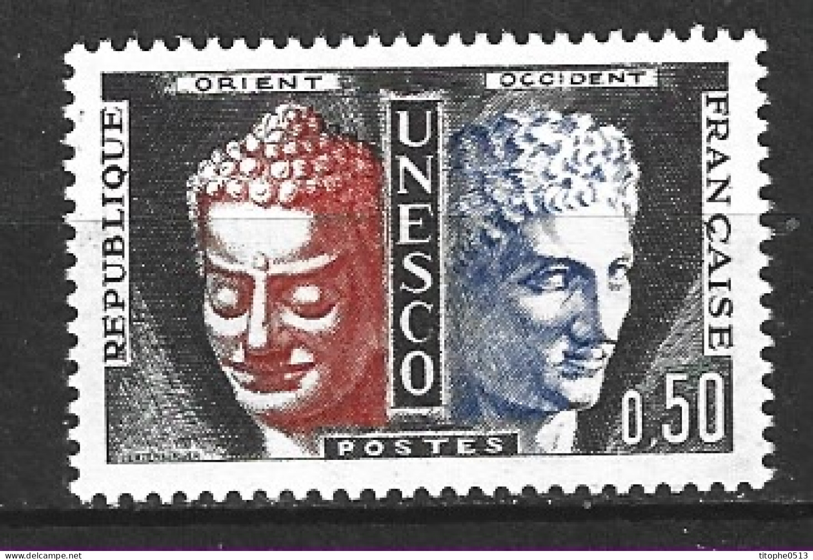 FRANCE. Timbre De Service N°25 De 1960-5. Bouddha. - Budismo