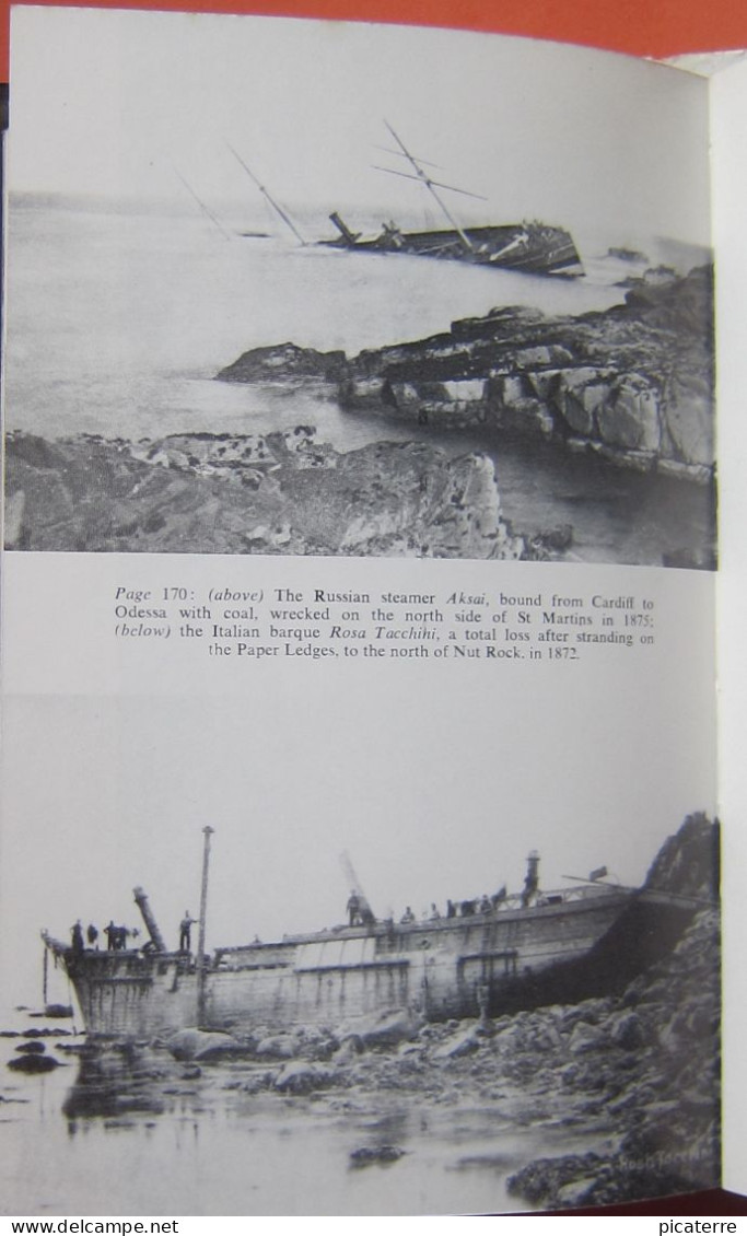 POST FREE UK- CORNISH SHIPWRECKS, The Isles Of Scilly- Richard Larn 1979(2nd Imp.),hb, Illus, Dj- See All 6 Scans - Other & Unclassified