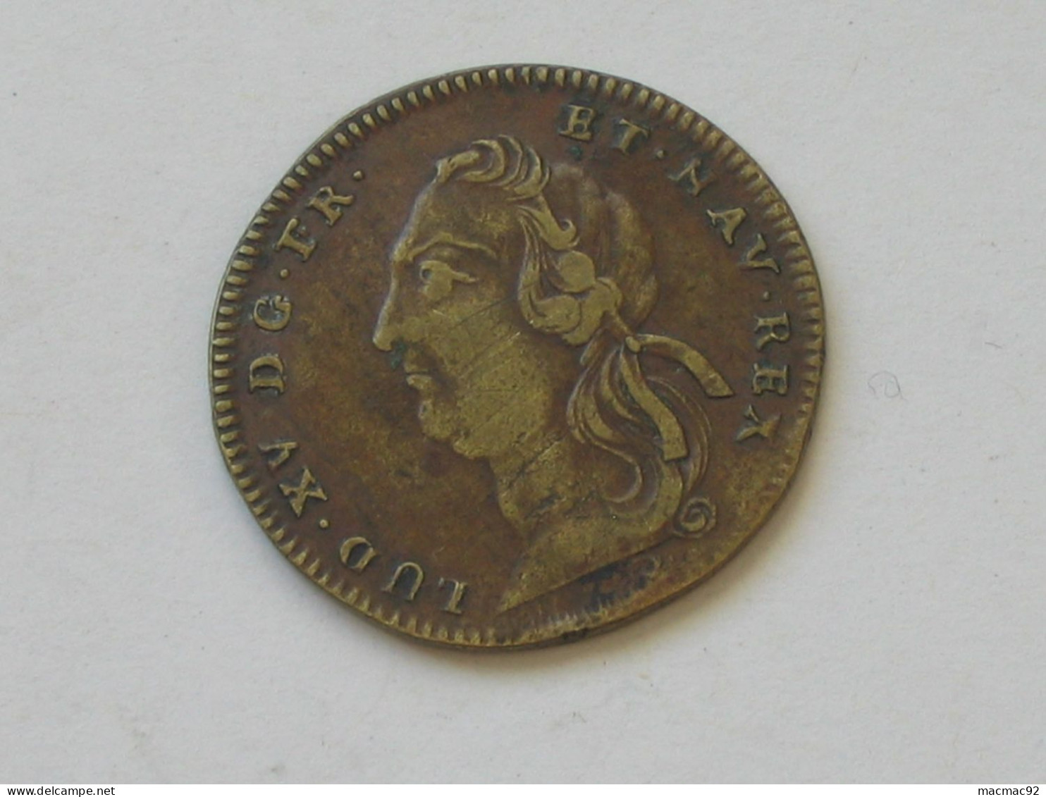 Jeton Royal Louis XV - Optimo Principi MDCCLIII  - A Identifier   **** EN ACHAT IMMEDIAT **** - Monarquía / Nobleza