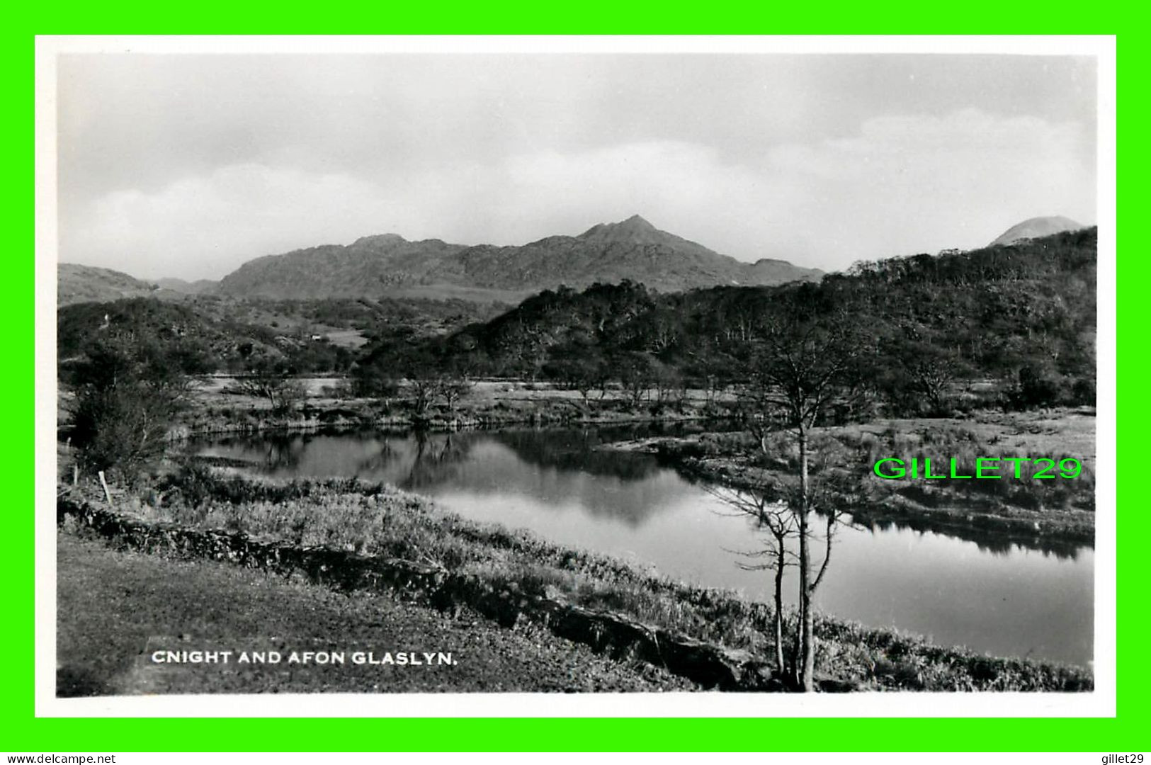 GLASLYN, PAYS DE GALLES - CNIGHT AND AFON -  REAL PHOTOGRAPH - T. A. MORRIS - - Caernarvonshire