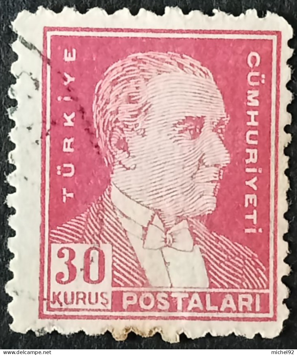 Turquie 1950-51 - YT N°1119 - Oblitéré - Used Stamps