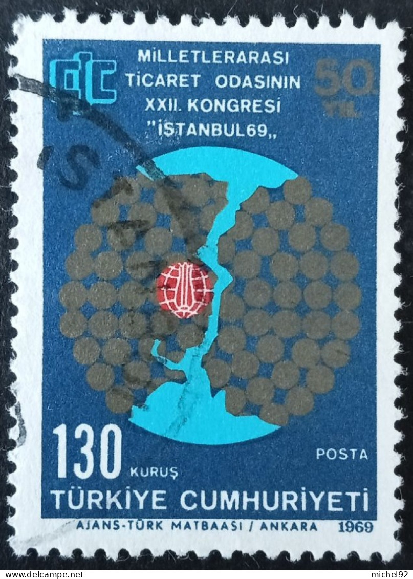 Turquie 1969 - YT N°1896 - Oblitéré - Used Stamps