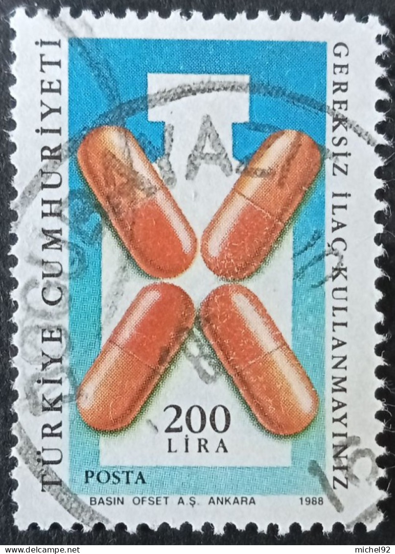 Turquie 1988 - YT N°2560 - Oblitéré - Used Stamps