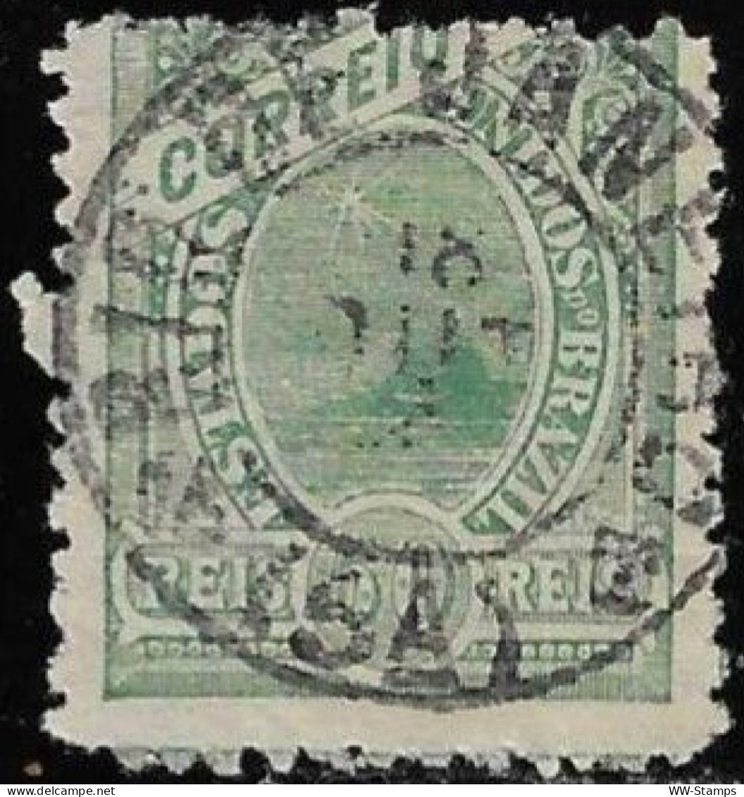 Brazil 1900 Used Stamp Bay Of Rio De Janeiro Sugarloaf Mountain 50 Reis [WLT1798] - Used Stamps