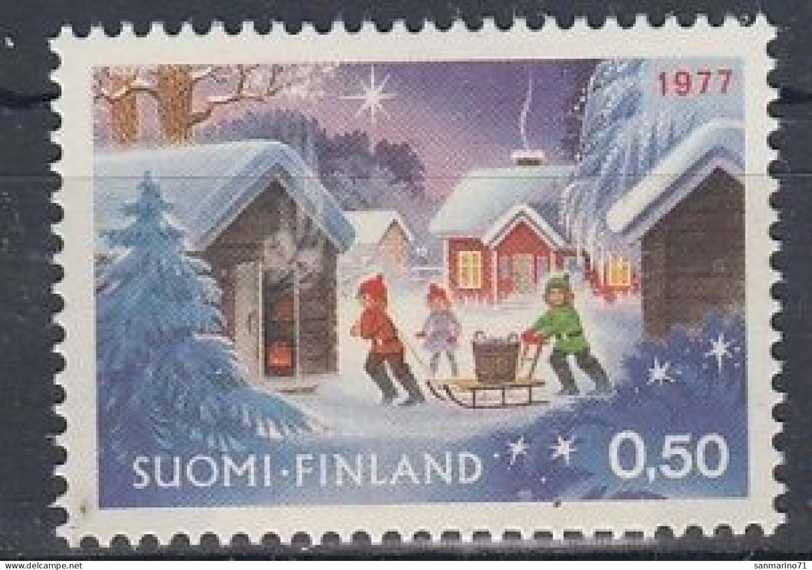 FINLAND 817,unused (**) Christmas 1977 - Nuevos