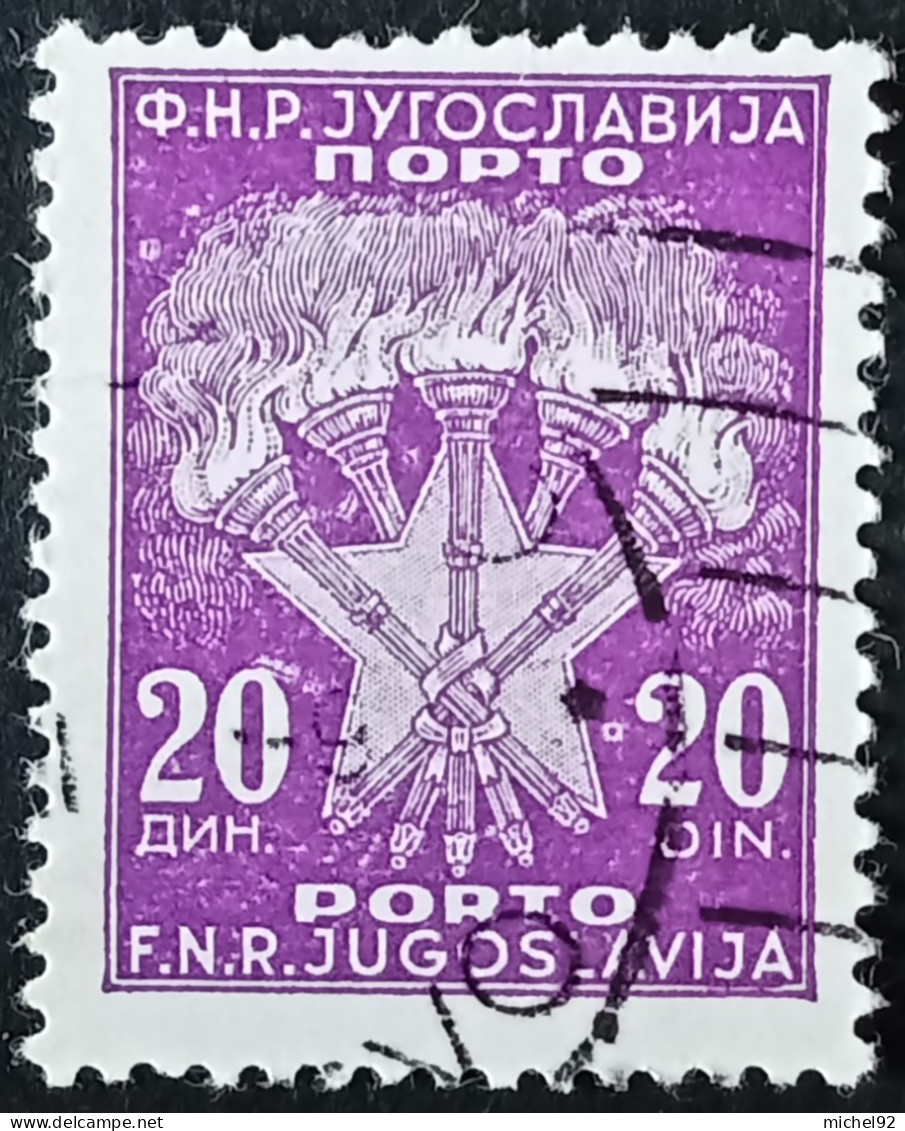 Yougoslavie Taxe 1953 - YT N°118 - Oblitéré - Timbres-taxe