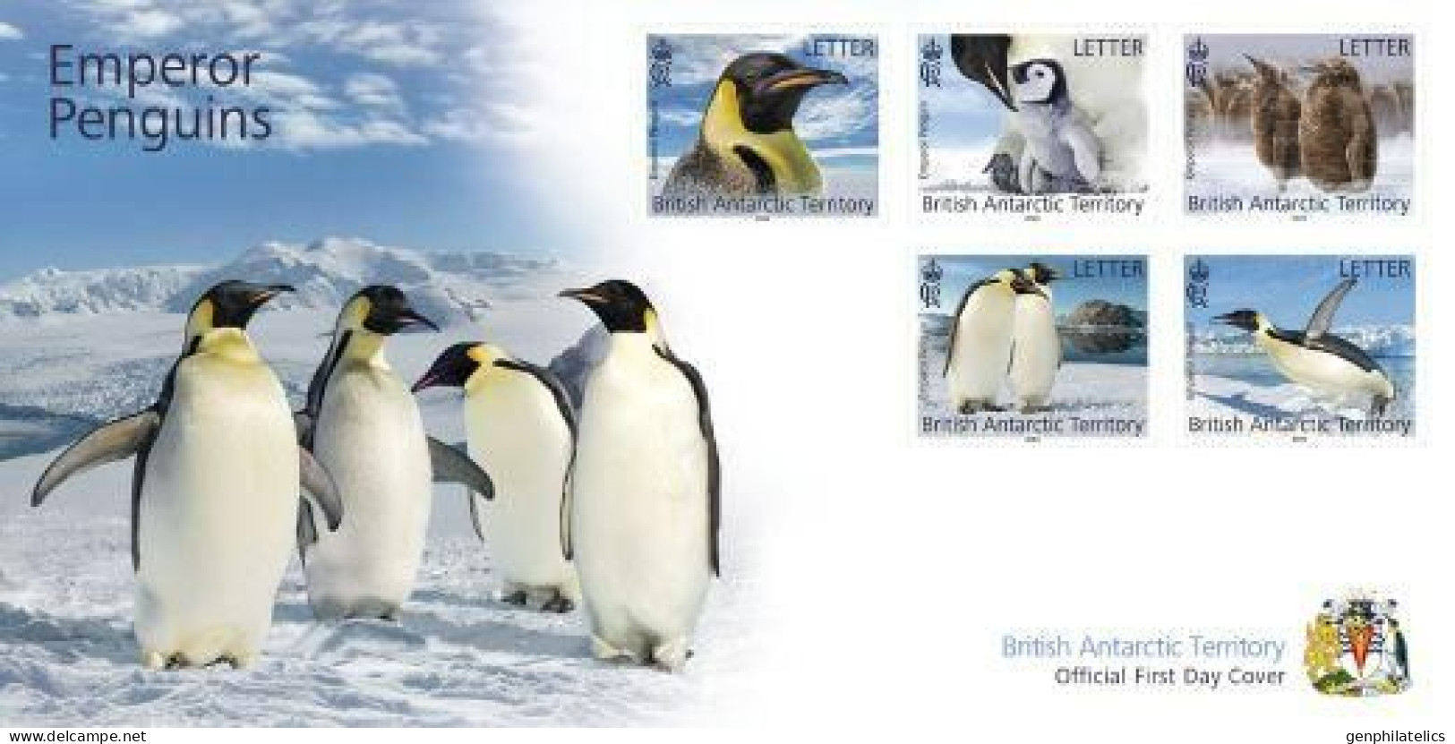 BAT 2023 FAUNA Animals PENGUINS (Letter Rate) - FDC - Unused Stamps