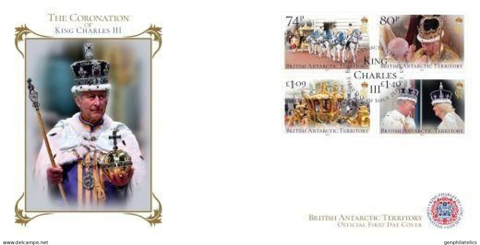 BAT 2023 PEOPLE Royalty. The Coronation Of KING CHARLES III - FDC - Neufs