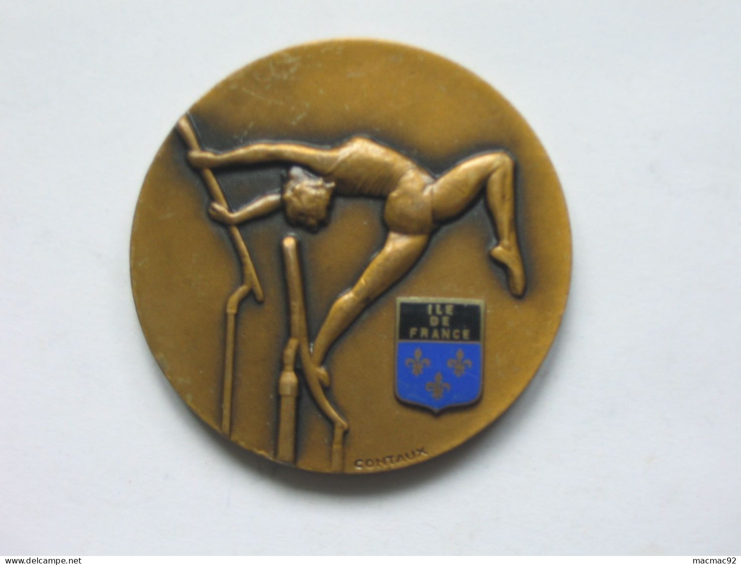 Médaille De Gymnastique - Ile De France 1970 - Barres Asymétriques   *** EN ACHAT IMMEDIAT *** - Ginnastica