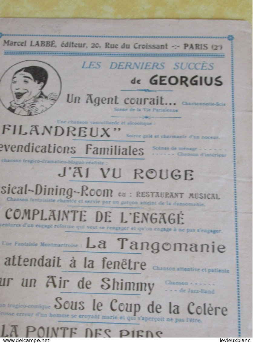 Partition Ancienne/"Avec Ma Trompette " /GEORGIUS (G Guibourg)/ H. Piccolini /Vers1900-1920  PART391 - Sonstige & Ohne Zuordnung