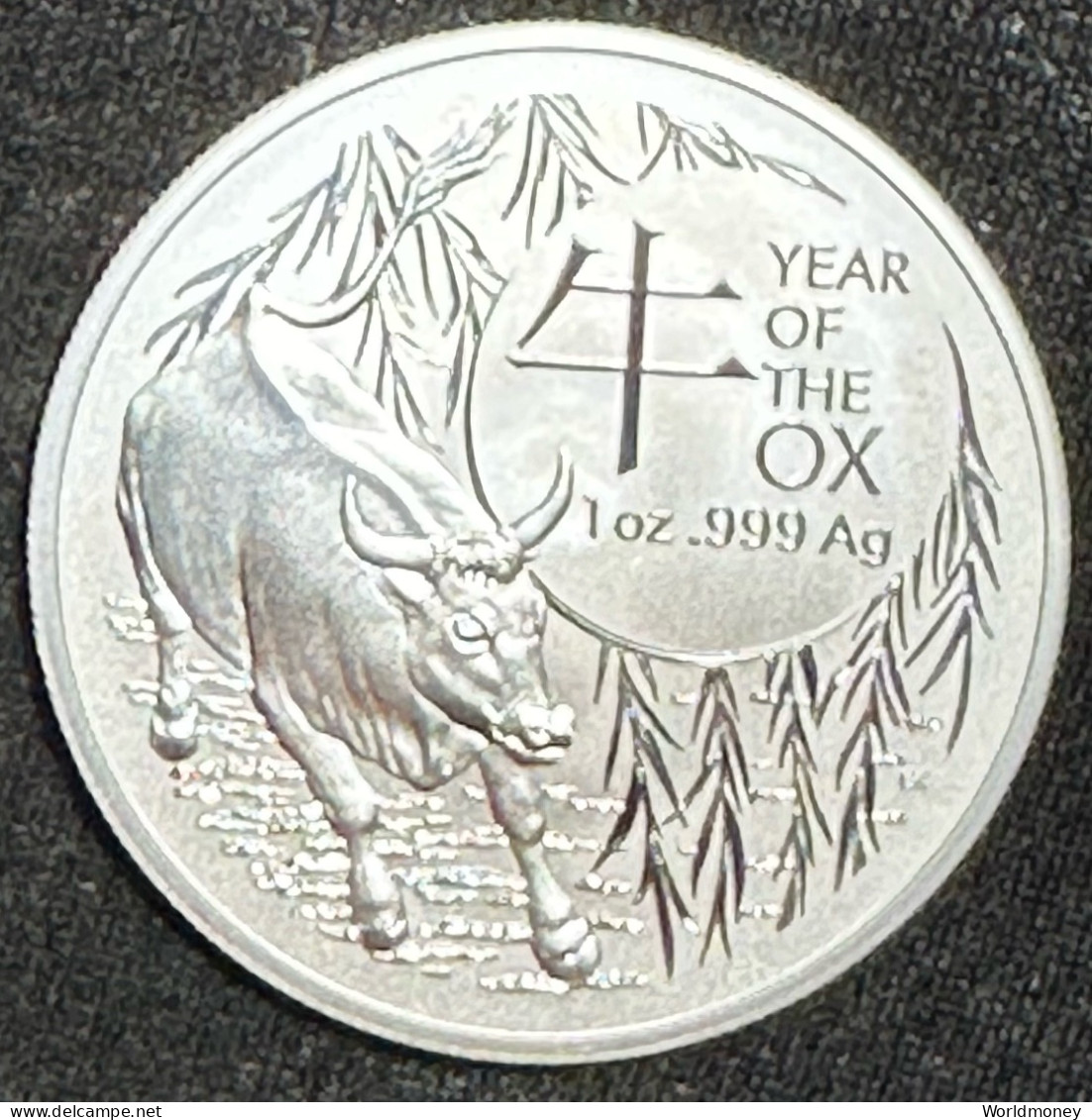 Australia 1 Dollar 2021 (Silver) "Year Of The Ox" - Other & Unclassified