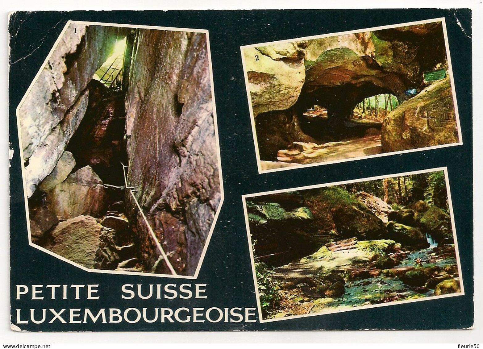 LU. (MULLERTHAL) - Petite Suisse Luxembourgeoise. Mult-ivue (3)  Oblitération Mondorf-les-Bains. - Muellerthal