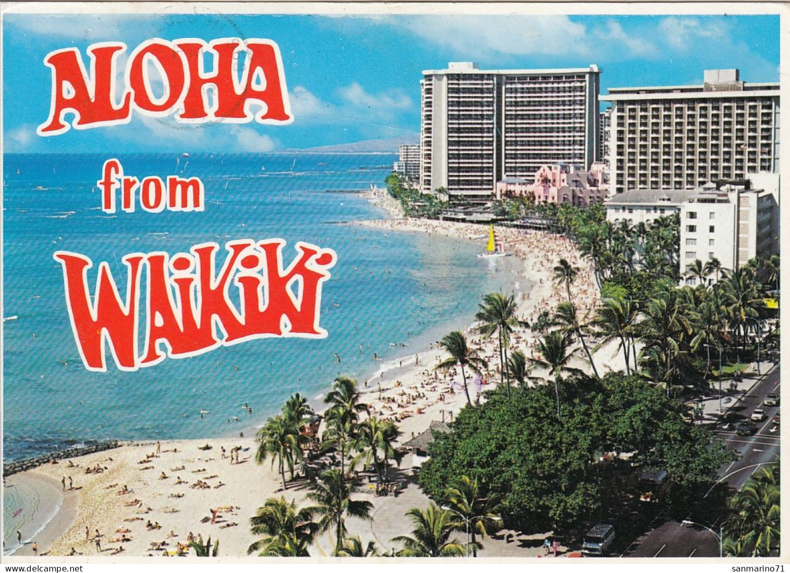 POSTCARD 2486,United States,Hawaii,Honolulu,Waikiki - Honolulu