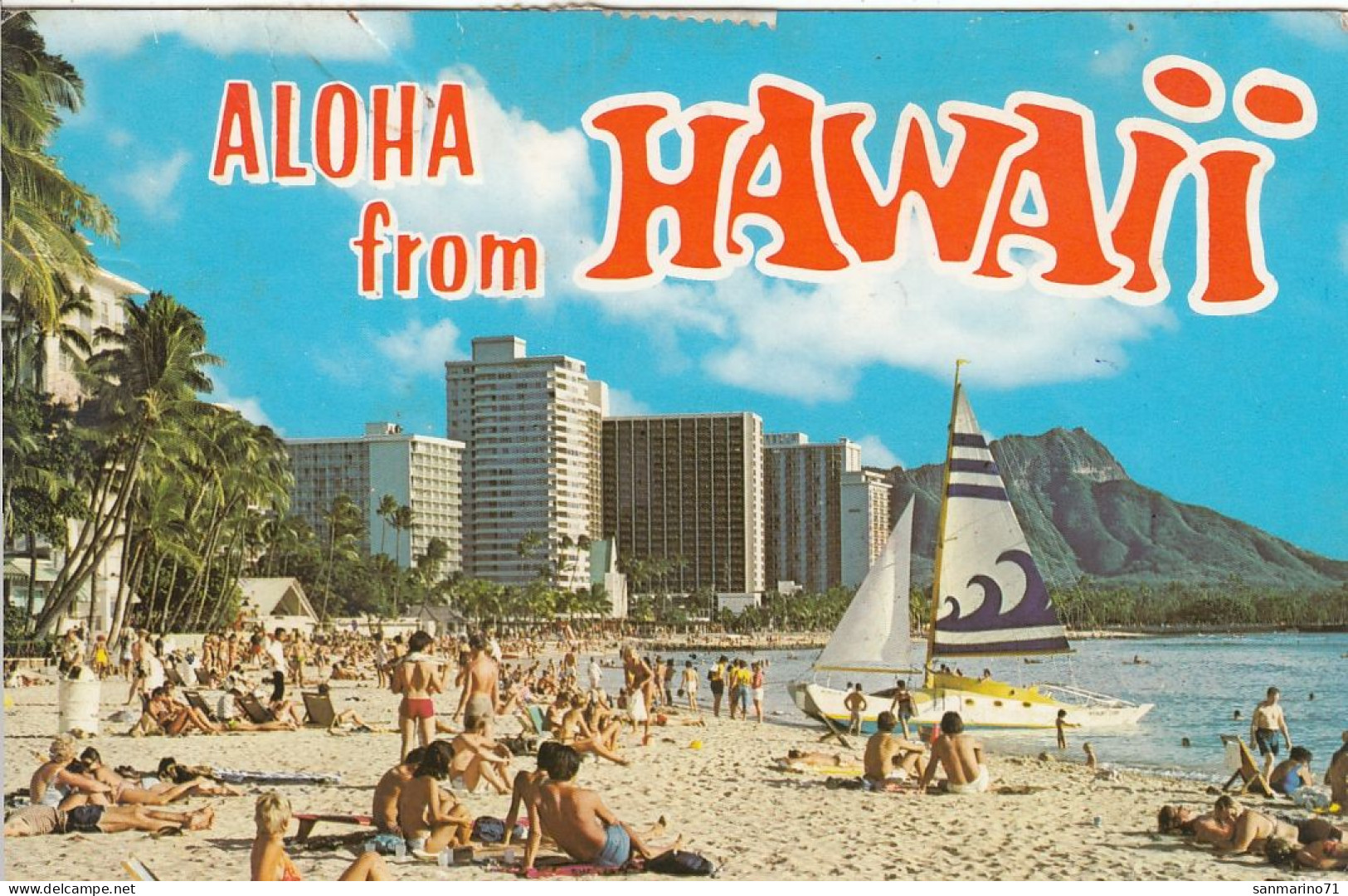 POSTCARD 2487,United States,Hawaii,Honolulu,Waikiki - Honolulu