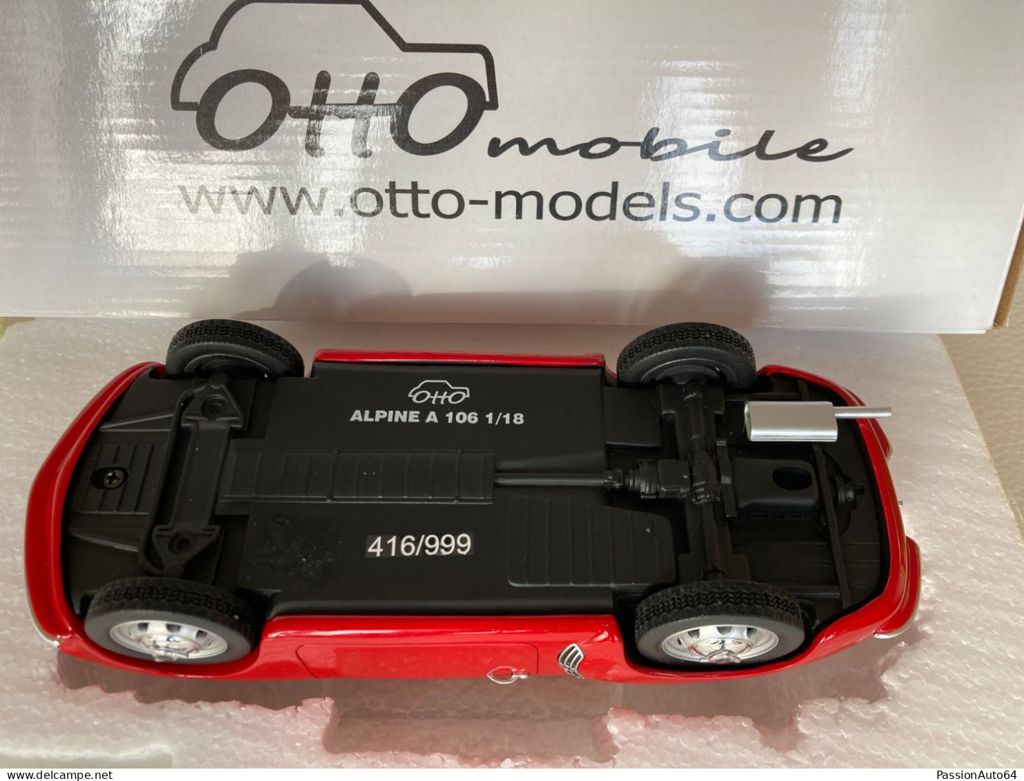 1/18 Otto Mobile Alpine A 106 Rouge no Norev Solido Spark Kyosho CMR Autoart Minichamps CMC BBR